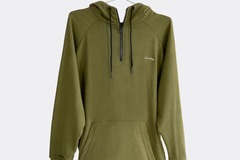 Bulk Lots: 25PCS new Hoodies: organic cotton, lightweight, army green