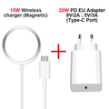 Comprar ahora: 7set/14pcs EU Charger Set 15W Magnetic Wireless Charger 20W PD Ad