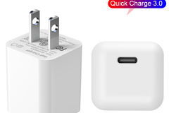 Buy Now: 9pcs Quick Charge 3.0 QC PD Charger 20W USB Type C Fast Charger 