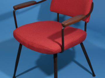 For Rent: 1950's Walnut Armchair
