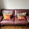 Individual Sellers: Leather couch for living room/