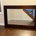 Selling: Rectangular wood accent mirror