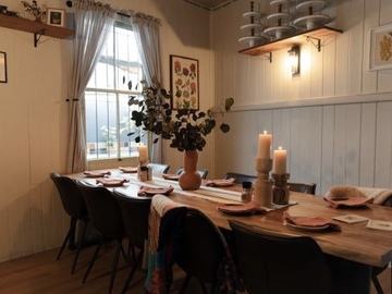 Free | Book a table: Sustainable, cafe in a restored worker’s cottage