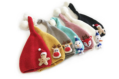 Comprar ahora: 20pcs cartoon knitted wool hat for Christmas children