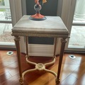 Selling: Gold and marble tables 