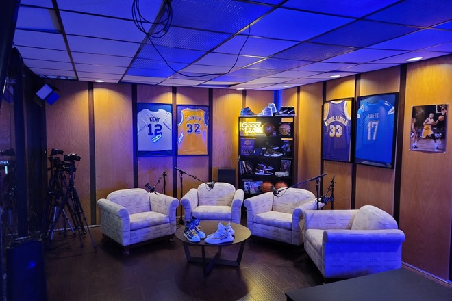 Podcast and photo studio 