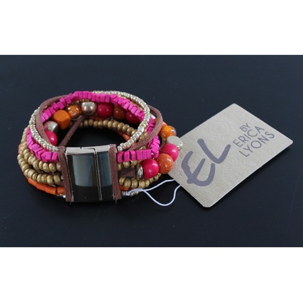 Dozen Erica Lyons Multi Strand Magnetic Clasp Bracelets $336 Valu