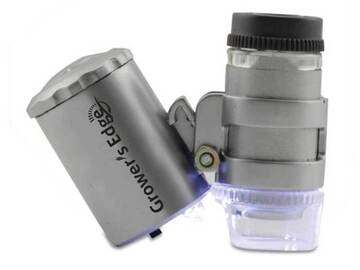  : Illuminated Microscope 60x W/Cell Phone Clip