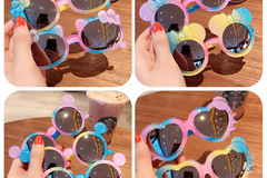 Buy Now: 50pcs gradient colorful sunglasses for children UV400