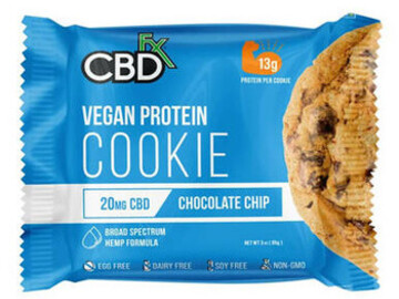  : CBDfx - CBD Edible - Vegan Protein Cookie Chocolate Chip - 20mg