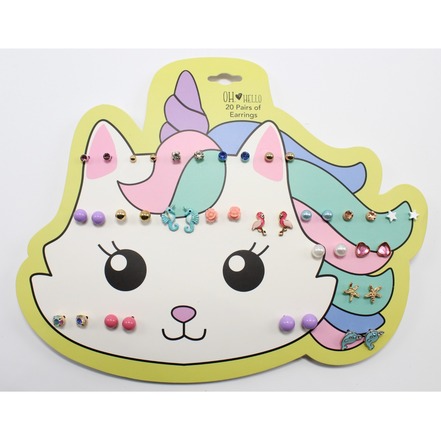 21 Sets (420pairs) Adorable Girls Earring Sets $378 Value
