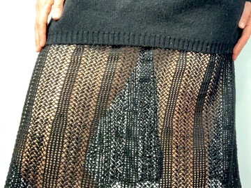 Selling: Unlined Vintage Crochet Skirt
