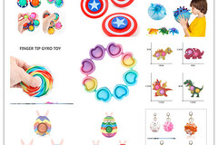Buy Now: 88pcs children's finger bubble music decompression toy