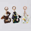 Buy Now: 50pcs Presbyopic cat keychain tassel keychain bag pendant