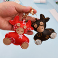 Comprar ahora: 60pcs cottonfilled cartoon pendant flower bulldog key chain