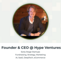 Paid mentorship: Early-stage Startups Investing, Fundraising, Pitching w/ Mathias