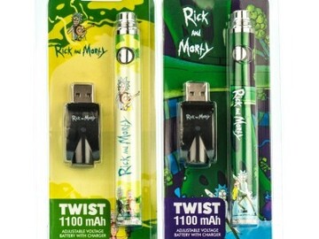  : Rick And Morty 1100mAh Twist Vape Battery Blist Kit