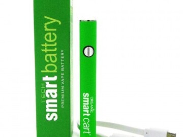  : Smart Cart 380mAH Green Vape Battery With USB Charger