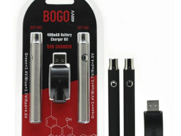 Post Now: Bogo Double CBD Preheat Battery Kit (400mAh)