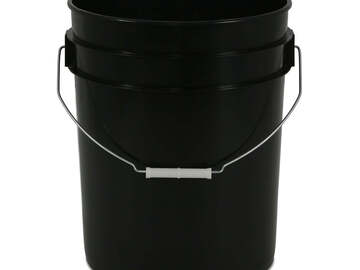  : 5 Gallon Black Bucket