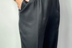 Selling: Black Satin Vintage Trousers