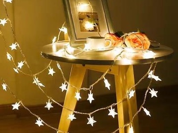 Comprar ahora: 100pcs 1.5m 10 LED star string lights Christmas decoration