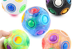 Buy Now: 25pcs Rainbow Ball Decompression Gyro Children's Magic Ball Toy