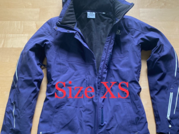 Selling Now: Salomon ski jacket purple XS 
