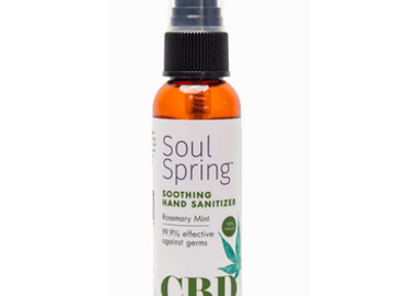  : SoulSpring - CBD Topical - Soothing Hand Sanitizer - 100mg
