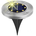 Buy Now: 16pcs solar stainless steel buried lamp 8LED decorative lamp