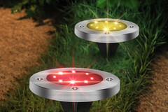 Buy Now: 12pcs solar energy 8LED buried lamp color garden lamp