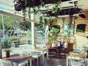 Walk-in: All Day brunching  & working at Gather and Feast 