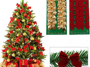 Buy Now: 600 Pieces Pretty Christmas Bow Christmas Tree Decoration 