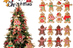 Comprar ahora: 60 Pieces/ 5 Sets Ginger Man Pendant Christmas Tree Ornaments