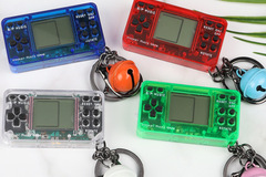 Buy Now: 40pcs Tetris Game Keychain Mini Transparent Fashion Bell