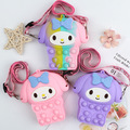 Buy Now: 25pcs macaroon bunny bag children's diagonal bag coin purse