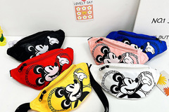 Comprar ahora: 25pcs cartoon Mickey shoulder bag chest bag slung waist bag