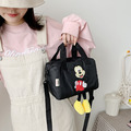 Buy Now: 12pcs cartoon Mickey shoulder bag bag Western slung cylinder bag