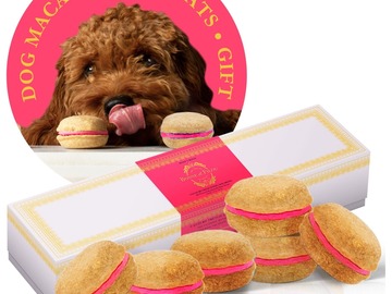 Selling: Rose Dog Macarons - Count 6