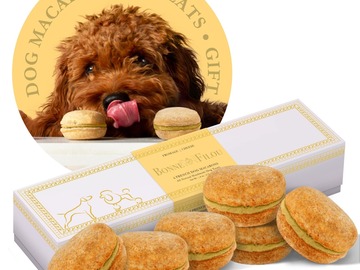 Selling: Cheese Dog Macarons - Count 6