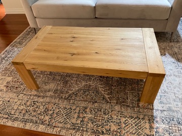 Selling: Brand New Solid Oak Coffee Table