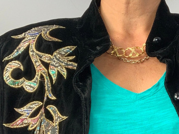Selling: Madges Embellished Velvet Jacket