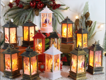 Comprar ahora: 96PCS Christmas Candle Lantern Decoration Light