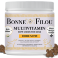 Selling: Multivitamin Soft Chews for Dogs - Cheese Flavor 60 chews - 240g