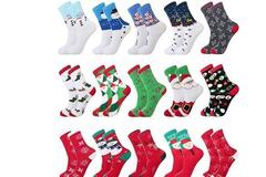 Buy Now: 30 Pairs of Christmas Cotton Knit Socks Funny Sailor Socks