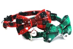 Comprar ahora: 70pcs Christmas dog cat collar bow snowflake pet collar