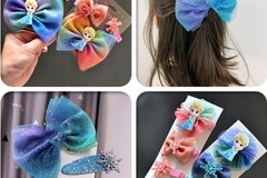 Buy Now: 55sets/165pcs bow headdress children's hair clips Crown hairpin
