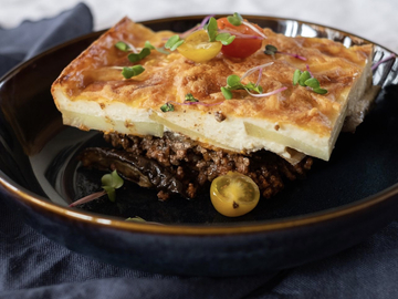 Selling with online payment: Moussaka for 2