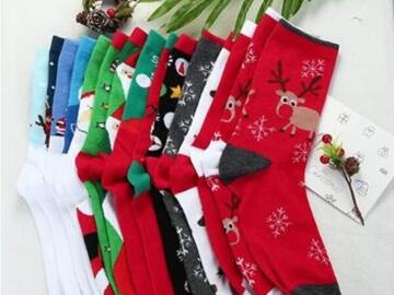 Buy Now: 45 pairs of Christmas pure cotton knitted socks funny sailor sock