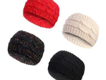 Comprar ahora: 16pcs winter warm peas headband knitted hat earmuffs